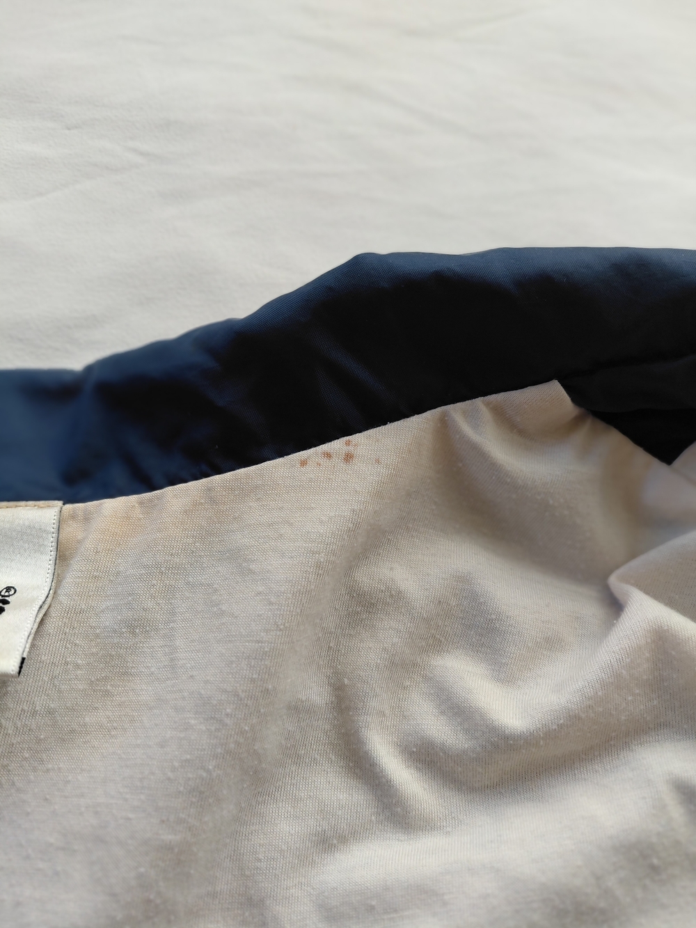 Vintage 90s Adidas Colorblock Windbreaker Navy Blue Jacket XL - Picture 6 of 16
